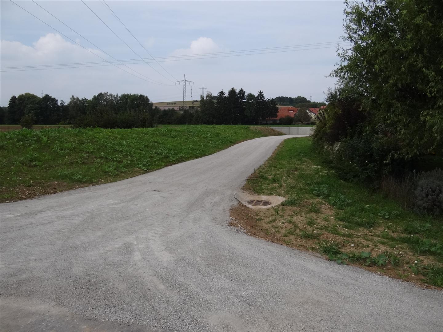 SAnsicht des Deiches westlich von Drosendorf